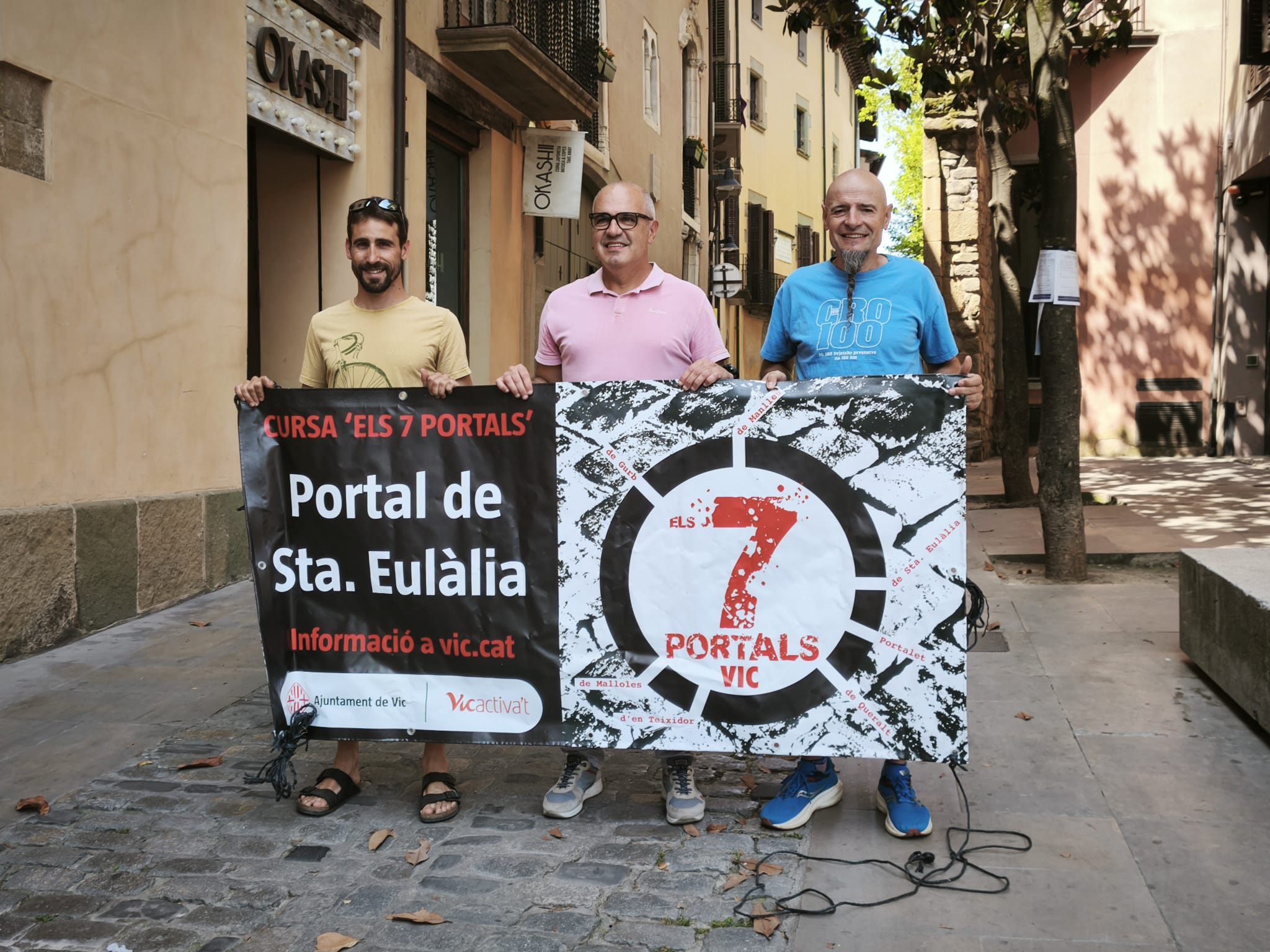 Joan Ruvireta (ETB Esport), Eduard Comerma i Mia Carol (Club Atlètic Vic)